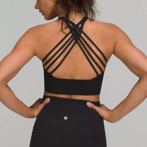 BNWT Lululemon 'Free to Be' High-Neck Longline Bra - Wild - Size 4